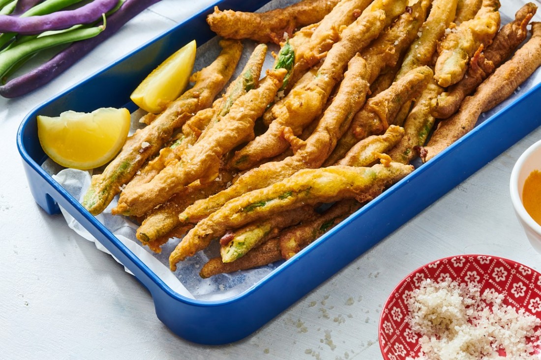 צ’יפס שעועית ירוקה