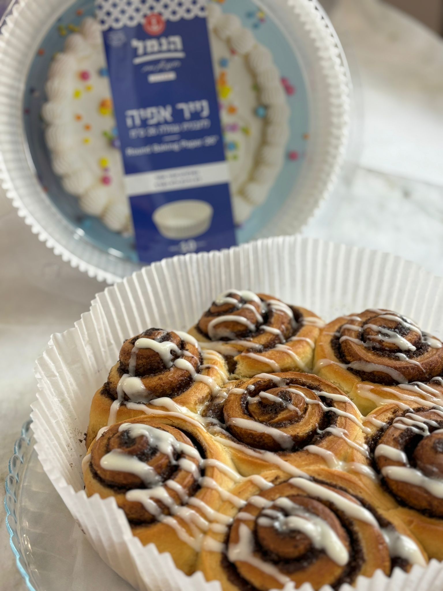 רולי סינבון מבצק שמרים במילוי קינמון — מתכוני הנמל